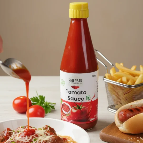Tomato Sauce – Classic Made with R.O Water, Tomato Paste & Mixed Spices | Tangy Indian Ketchup - Image 4