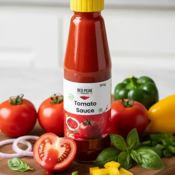 Tomato Sauce – Classic Made with R.O Water, Tomato Paste & Mixed Spices | Tangy Indian Ketchup - Image 3