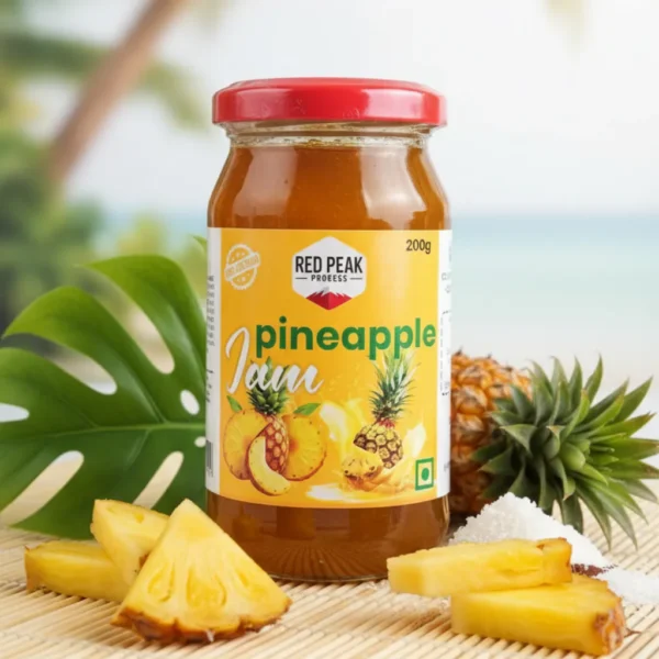 Pineapple Jam – Sweet & Tangy | Natural, Preservative-Free Tropical Spread - Image 2
