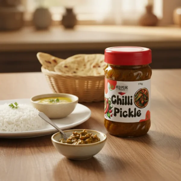 Spicy Green Chilli Pickle – With Mustard, Fenugreek & Fennel Seeds - Image 4