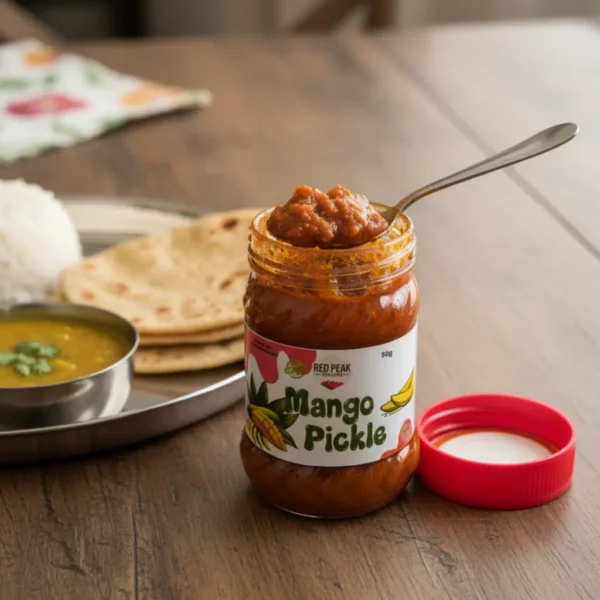 Traditional Mango Pickle – With Fresh Spices, Red Chilli & Edible Oil - Image 2
