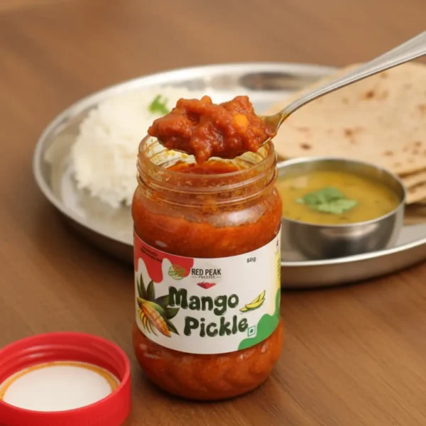 Traditional Mango Pickle – With Fresh Spices, Red Chilli & Edible Oil - Image 3