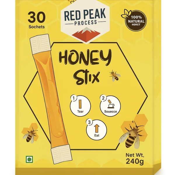 Pure Honey Stix – Natural Sweetness On-the-Go | 100% Raw Honey Sticks